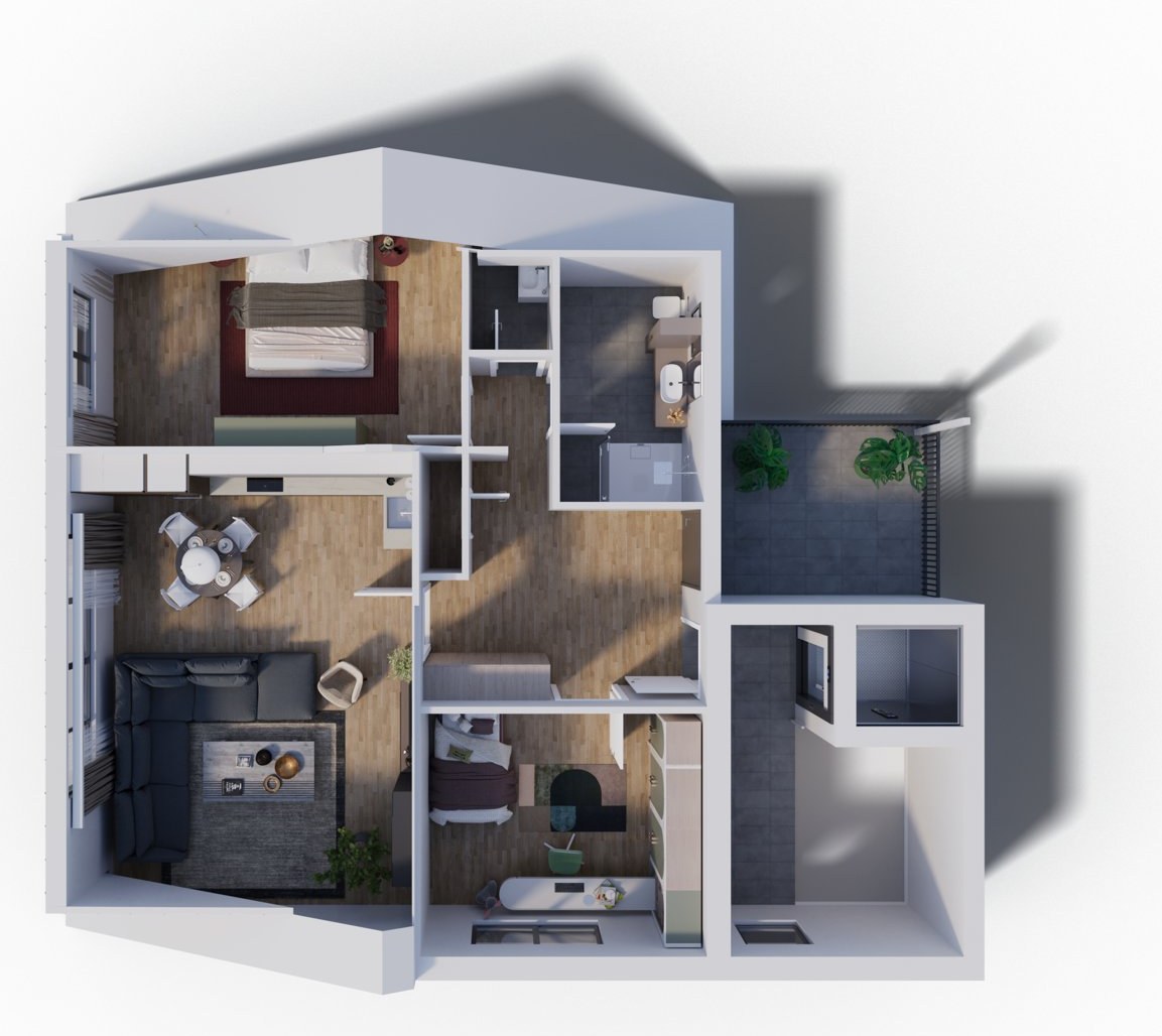 3D-Grundriss WHG 5