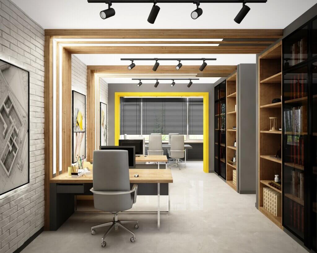 Innendesign eines Architekturbüros, Ansicht 2