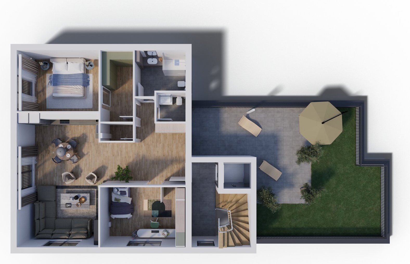 3D-Grundriss WHG 4