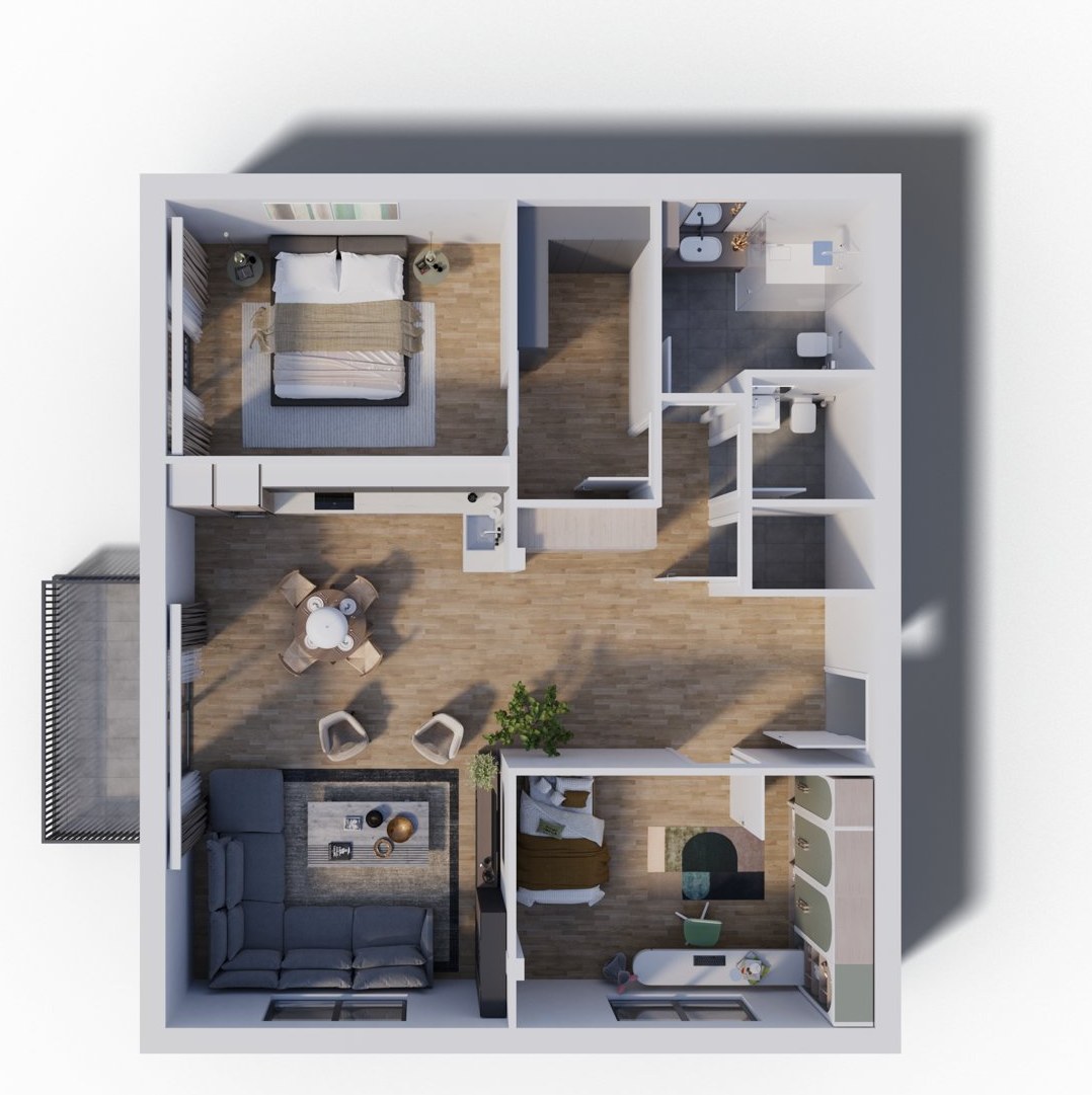 3D-Grundriss WHG 3
